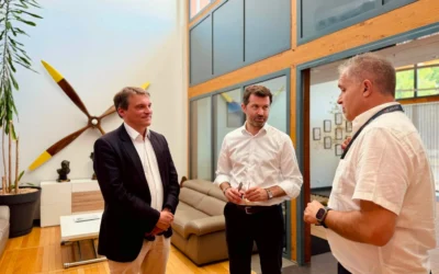Visite du site CAVOK Lapalisse par le Député de l’Allier